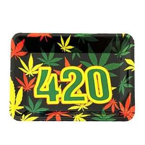 420 Rasta Rolling Tray